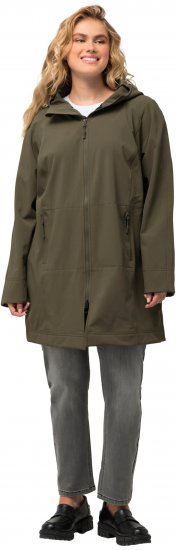 Ulla Popken Triple Function Softshell Jacket Loden Green - Vestes - 