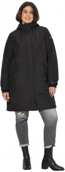 Ulla Popken HYPRAR Triple Function Weatherproof Jacket Black - Vestes - 