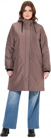 Ulla Popken HYPRAR Triple Function Weatherproof Jacket Taupe - Vestes - 