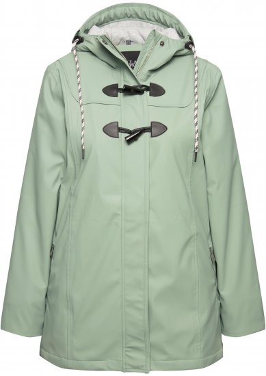 Ulla Popken HYPRAR Rain Jacket Mint Green - Vestes - 