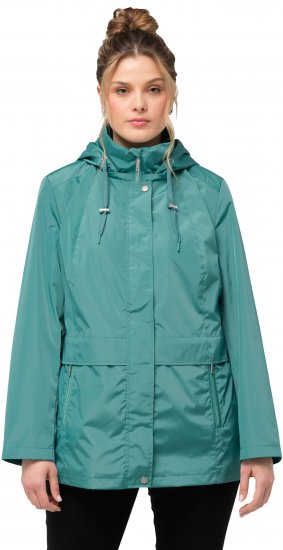 Ulla Popken HYPRAR Water-Repellent Windbreaker Soft Turquoise - Vestes - 
