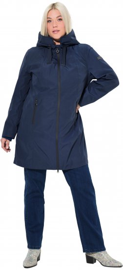 Ulla Popken HYPRAR Waterproof Jacket Navy - Vestes - 