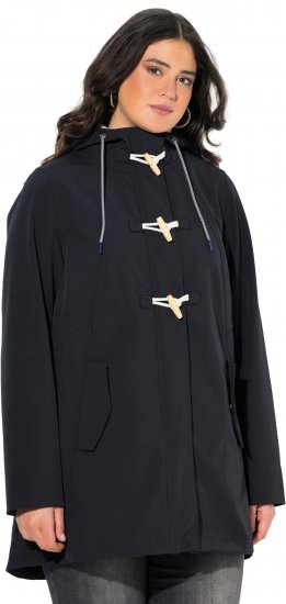 Ulla Popken HYPRAR Water-Repellent Softshell Jacket Black - Vestes - 