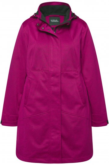 Ulla Popken HYPRAR Melange Softshell Jacket Berry - Vestes - 