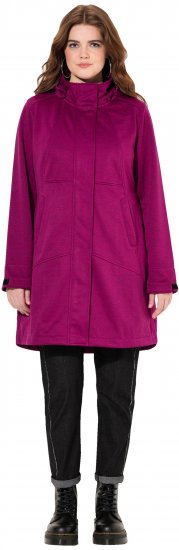 Ulla Popken HYPRAR Melange Softshell Jacket Berry - Vestes - 