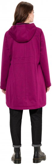Ulla Popken HYPRAR Melange Softshell Jacket Berry - Vestes - 