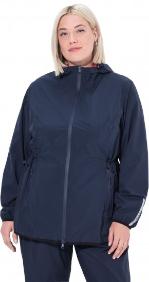 Ulla Popken Lightweight Rain Jacket Navy - Vestes - 