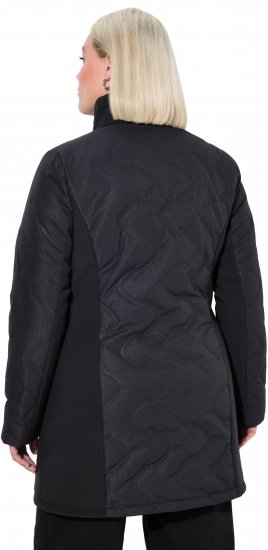 Ulla Popken HYPRAR Laser Quilted Jacket Black - Vestes - 