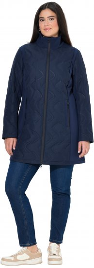 Ulla Popken HYPRAR Laser Quilted Jacket Navy - Vestes - 