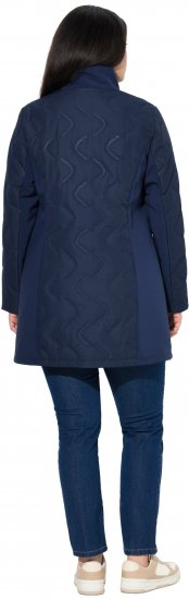 Ulla Popken HYPRAR Laser Quilted Jacket Navy - Vestes - 