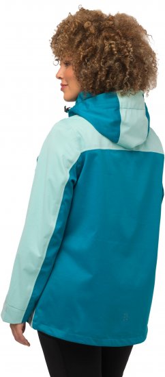 Ulla Popken HYPRAR Lightweight Triple Function Jacket Turquoise - Vestes - 