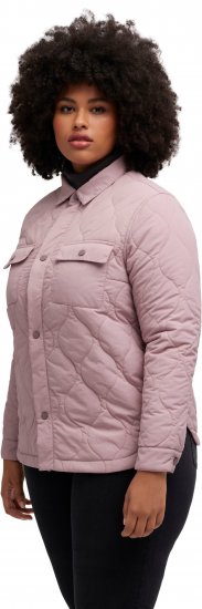 Ulla Popken Wavy Quilted Fully Lined Lightweight Jacket Old Pink - Vestes - 
