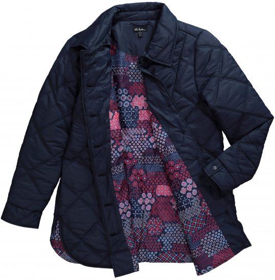 Ulla Popken Quilted Jacket Navy - Vestes - 