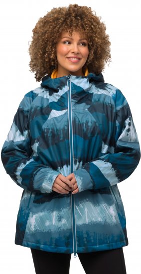 Ulla Popken HYPRAR 2-in-1 Waterproof Fitness Jacket Ink Blue - Vestes - 