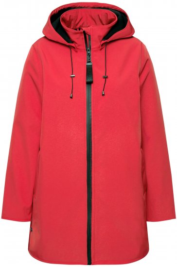 Ulla Popken HYPRAR Softshell Fleece-Lined Jacket Salsa Red - Vestes - 