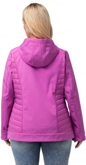 Ulla Popken Hyprar Quilt Mix Jacket Light Heather - Vestes - 