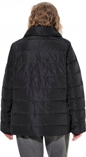 Ulla Popken Quilted Puffer Coat Black - Vestes - 