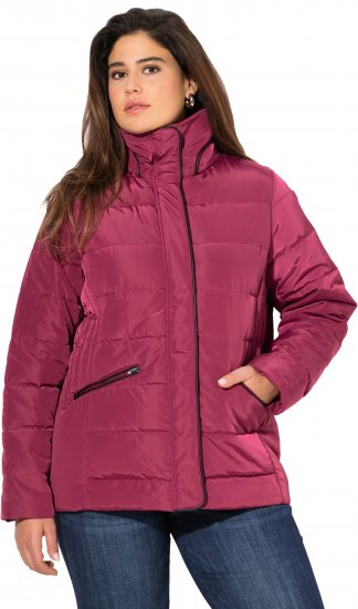 Ulla Popken Quilted Puffer Coat Carmine Red - Vestes - 