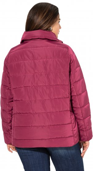 Ulla Popken Quilted Puffer Coat Carmine Red - Vestes - 