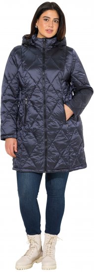 Ulla Popken HYPRAR Diamond Quilted Jacket Night Blue - Vestes - 