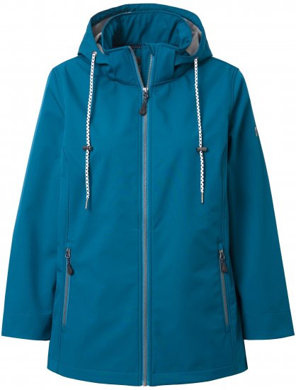 Ulla Popken HYPRAR Triple Function Softshell Jacket Teal - Vestes - 