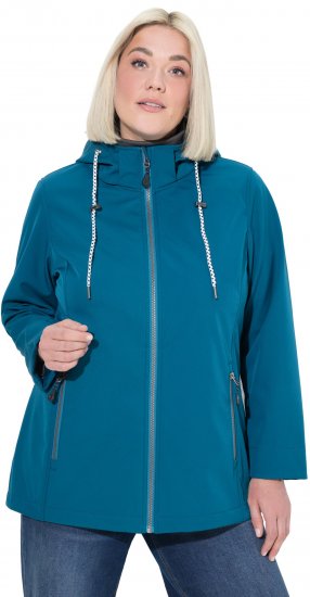 Ulla Popken HYPRAR Triple Function Softshell Jacket Teal - Vestes - 
