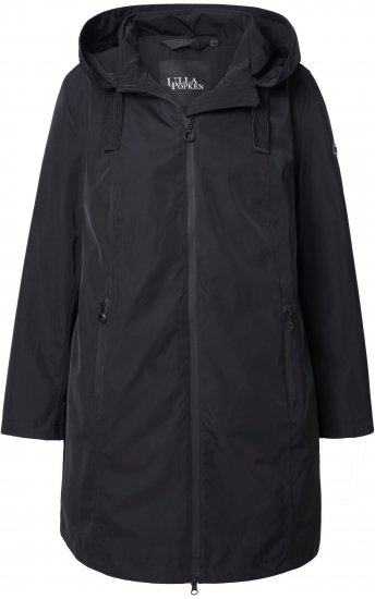 Ulla Popken HYPRAR Waterproof Jacket Black - Vestes - 