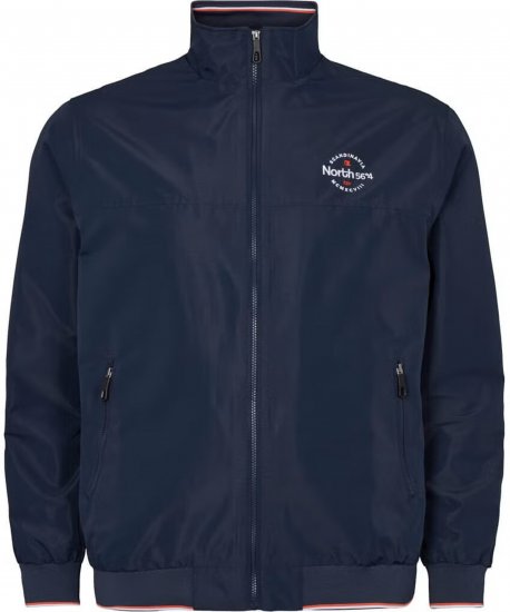 North Latitude 21171 Sporty Water Resistant 5000mm Bomber Jacket Navy - Vestes - Vestes Homme Grandes Tailles