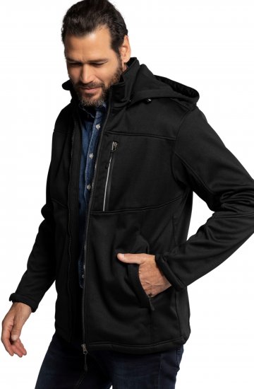JP1880 Softshell Wind and Water Resistant Jacket Black TALL - TALL vestes - 