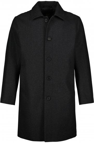 JP1880 Coat Wool Blend Water Repellent Dark Grey - Vestes - Vestes Homme Grandes Tailles