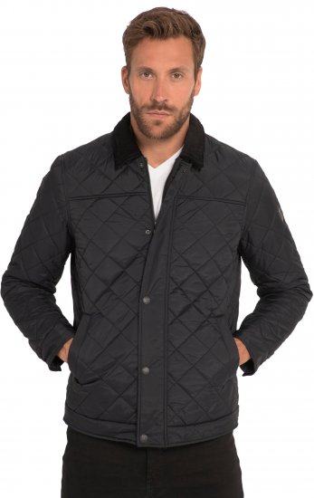 JP1880 Jacket Quilted Black - Vestes - Vestes Homme Grandes Tailles