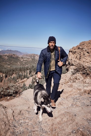 JP1880 Jacket Quilted Navy - Vestes - Vestes Homme Grandes Tailles