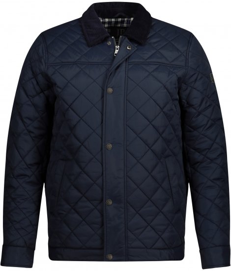 JP1880 Jacket Quilted Navy - Vestes - Vestes Homme Grandes Tailles