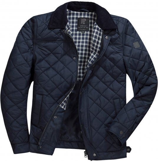 JP1880 Jacket Quilted Navy - Vestes - Vestes Homme Grandes Tailles