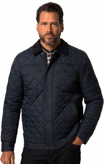 JP1880 Jacket Quilted Navy - Vestes - Vestes Homme Grandes Tailles