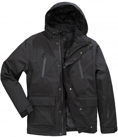 Jay-Pi Ski Jacket Functional Waterproof Windproof Breathable Black - Vêtements de ski - 