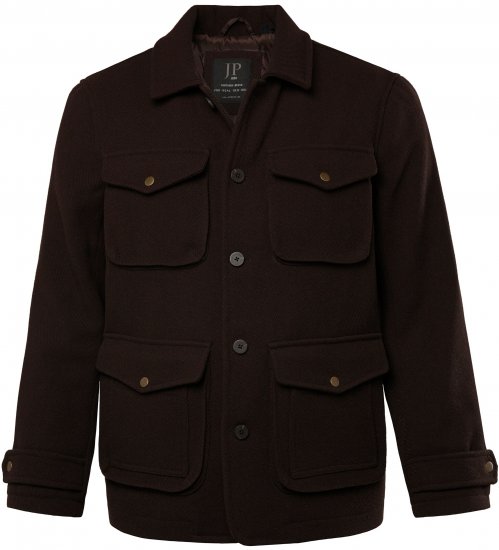 JP1880 Field Jacket Dark Brown - Vestes - Vestes Homme Grandes Tailles