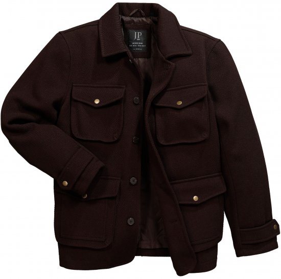JP1880 Field Jacket Dark Brown - Vestes - Vestes Homme Grandes Tailles