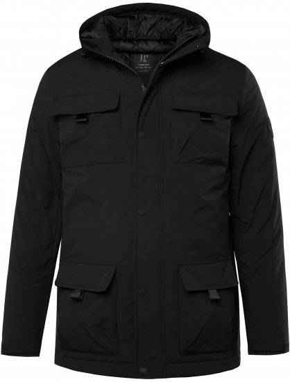 JP1880 Field Jacket Wind-repellent Black - Vestes - Vestes Homme Grandes Tailles