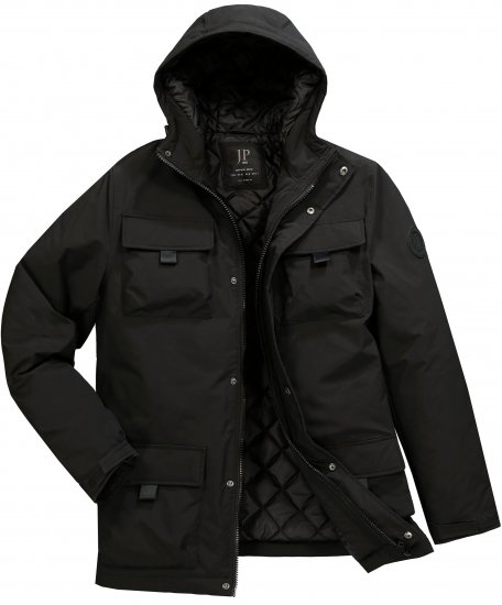 JP1880 Field Jacket Wind-repellent Black - Vestes - Vestes Homme Grandes Tailles