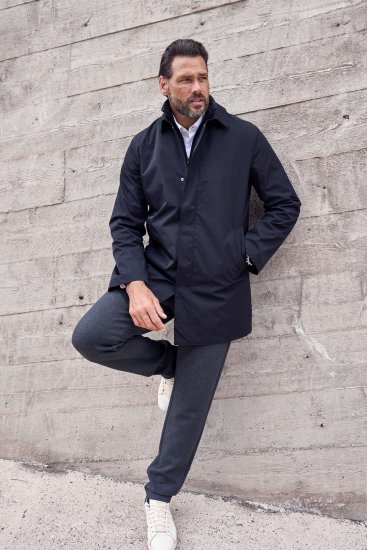 JP1880 Business Coat Zip-out Panel Black - Vestes - Vestes Homme Grandes Tailles