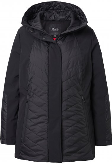 Ulla Popken HYPRAR Functional Softshell Jacket Black - Vestes - 