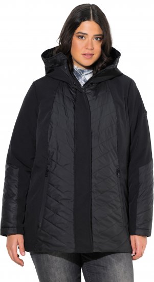 Ulla Popken HYPRAR Functional Softshell Jacket Black - Vestes - 