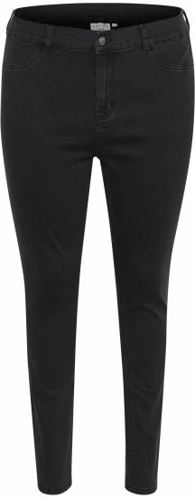 Kaffe Curve Laurina Jean Denim noir délavé - Jeans & Pantalons Femme Grandes Tailles – Plus Size - 