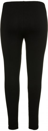 Ulla Popken Basic Stretch Knit Ankle Length Leggings Black - Jeans & Pantalons Femme Grandes Tailles – Plus Size - 
