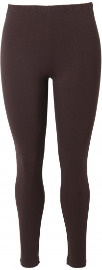 Ulla Popken Basic Stretch Knit Ankle Length Leggings Pine Brown - Jeans & Pantalons Femme Grandes Tailles – Plus Size - 