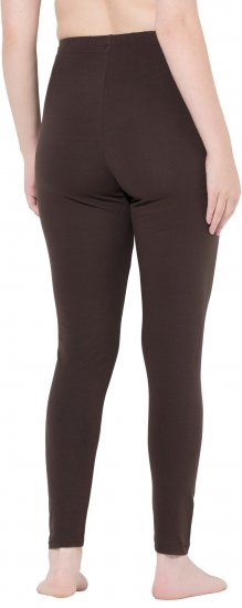 Ulla Popken Basic Stretch Knit Ankle Length Leggings Pine Brown - Jeans & Pantalons Femme Grandes Tailles – Plus Size - 