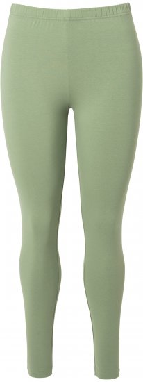Ulla Popken Basic Stretch Knit Ankle Length Leggings Olive - Jeans & Pantalons Femme Grandes Tailles – Plus Size - 