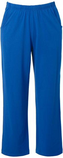 Ulla Popken Pull On Knit Straight Leg Pocket Pants Denim Blue - VÊTEMENTS FEMME 40-66 - 