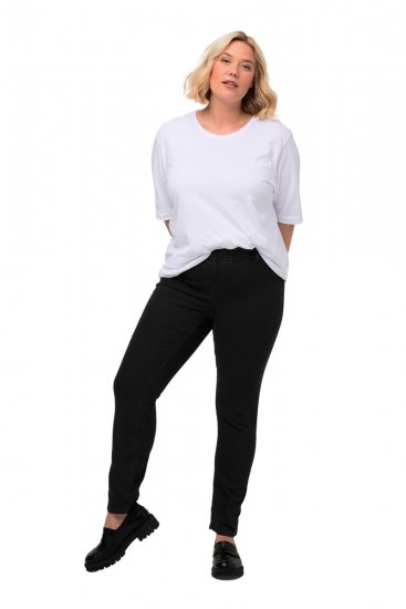 Ulla Popken Denim Look All Elastic Pocket Sienna Jeggings Black - Ulla Popken - Vêtements Ulla Popken Grande Taille